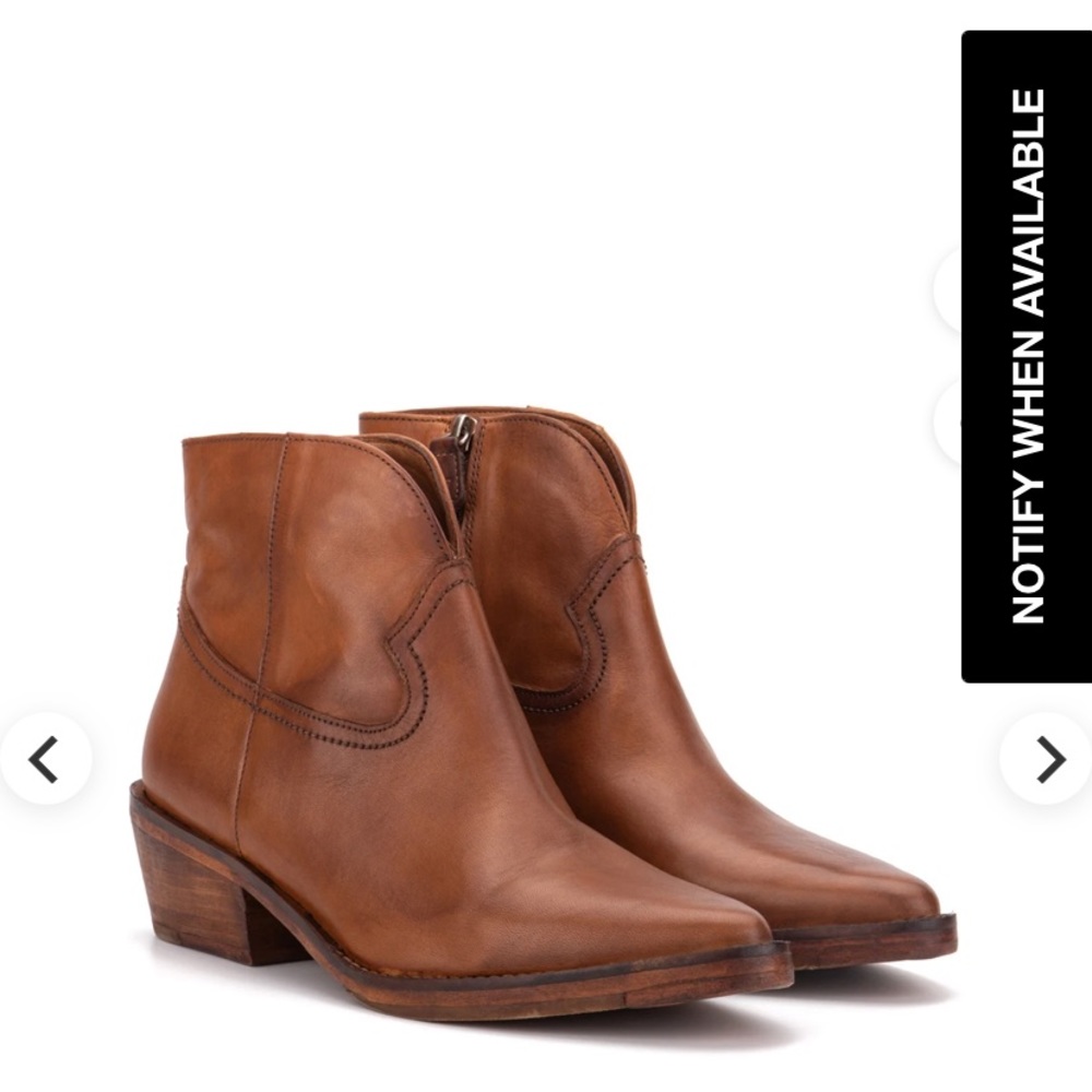 Vintage foundry Arielle tan boots